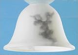 Westinghouse Lighting 81301 Neckless Ceiling Fan Light Shade with Black Design
