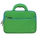 Evecase HP Stream 11 UltraPortable Handle Carrying Portfolio Neoprene Sleeve Case Bag for HP Stream 11 11-d010nr Notebook 11.6 inch Laptop - Green