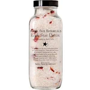 Rock Star Detox Super Detoxifying Bath Salts 16 oz - All Natural Aromatherapy
