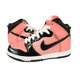 Nike Air Dunk High Women's Basketball Casual Walking Shoes Pink / Black / White