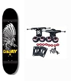 PLAN B Complete Pro Skateboard DANNY WAY DESTROY VERT BLACK 8.125"