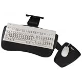 Fellowes 93861 Corner Articulating Keyboard Tray with Gel Wrist Rest