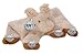 goDog Flats 770606 Piglet Plush Dog Toy
