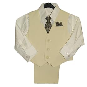 Boys 4 Pc Special Occasion Formal Suit (3M - 14)