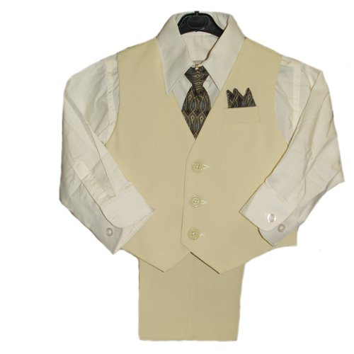 Boys 4 Pc Special Occasion Formal Suit (3M - 14)