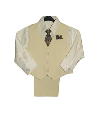 Boys 4 Pc Special Occasion Formal Suit (3M - 14)
