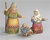 2 Sets Christkindle Holy Family 3-Piece Christmas Nativity Figures