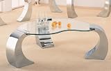 41Mak4L5EcL. SL160  Bevelled Kidney Shaped Coffee Table