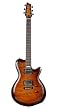 Godin LGX-SA Solid Body 3-Voice Electric Guitar (Cognac Burst AAA)