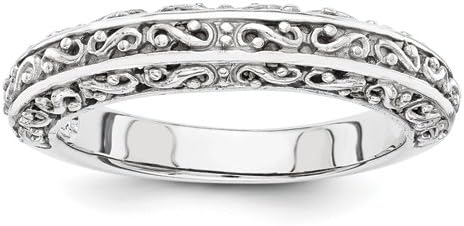 14k White Gold Anniversary Band