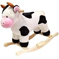 Trademark Cow Plush Rocking Animal