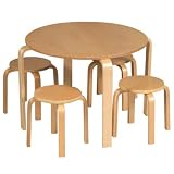 Guidecraft Nordic Table Set- Natural Color