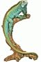 Life-Like Lizard Iguana Floor Model Figurine/Statue 21.75"