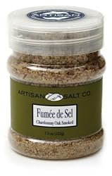 Artisan Salt Co. Fumee De Sel Chardonnay Oak Smoked Sea Salt, 7.5 Ounce Jar