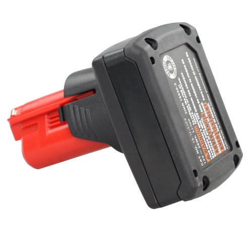 Flylink M12BX 3.0Ah Lithium-Ion Repalcement Battery for Milwaukee 48-11-2440 48-11-2402 M12 12-Volt Lithium-ion Cordless Tool Battery   Flylink M12BX 3.0Ah Lithium-Ion Repalcement Battery for Milwaukee 48-11-2440 48-11-2402 M12 12-Volt Lithium-ion Cordless Tool Battery