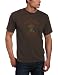 Life is good Men's Crusher Simple Grill T-Shirt, Large, Licorice Brown