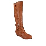 Hidden Wedge Buckle Strap Boot