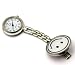 Schwesternuhr Krankenschwesteruhr Uhr Pulsuhr Typ Smiley Silber Kasack-Uhr