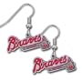 Atlanta Braves Dangle Earrings - MLB Baseball Fan Shop Sports Team Merchandise