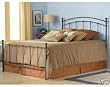Sanford Twin Size Bed in Matte Black Finish By Fashion Bed Group