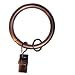 House Parts Cabernet Metal Rings for 1.25 diameter rod