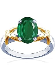 Platinum Oval Cut Emerald Solitaire Ring (GIA Certificate)
