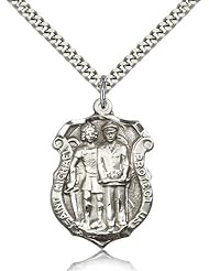 St. Michael the Archangel Medal, Sterling Silver