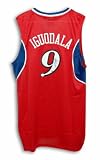 Autographed Andre Iguodala Philadelphia 76ers Red Adidas Swingman Jersey
