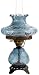 Blue Crackle Tamoshanta Night Light Hurricane Table Lamp