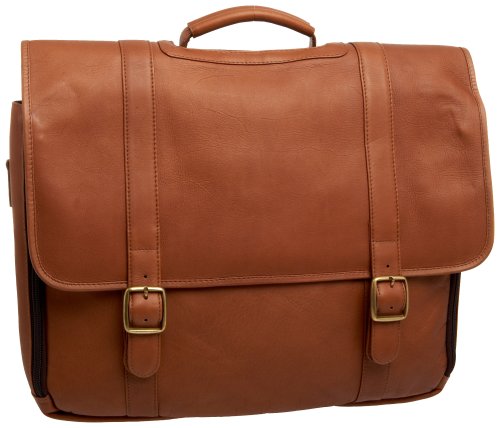 Latico Heritage Laptop Merger Briefcase,Natural,one size