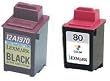 Take4Less 2-pack (B+C) 12A1970 12A1980 70 + 80 Remanufactured ink Cartridges for LEXMARK Z11 Z31 3200 5700 5770 7000 7200 7200V Color Jetprinter Optra Color 40 45 IJ300