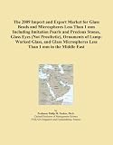 The 2009 Import and Export Market for Glass Beads and Microspheres Less Than 1 mm Including Imitation Pearls and Precious Stones, Glass Eyes (Not Prosthetic), ... Less Than 1 mm in the Middle East