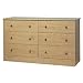 Contempory Style Double Dresser