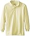 Genuine Little Boys' Long Sleeve Pique Polo, Yellow, 7
