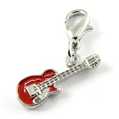 Charms Anh�nger Rote Gitarre f�r Bettelarmband 10603
