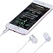 Cablex In-Ear Headphones Noise Isolating Earphones with In-line Mic for iPhone, iPad, iPod, Samsung, Nokia Smartphones, Tablets, MP3/MP4 Players and More (Silver)