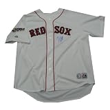 Boston Red Sox Autograph Jonathon Papelbon World Series Replica Home Jersey. MLB Authenticated.