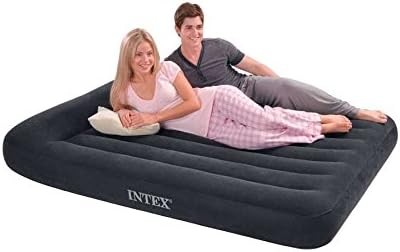 Gold Lion Intex Pillow Rest Classic Airbed Built-In Pump Cozy Durable