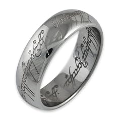 Herr der Ringe Schmuck by Schumann Design Der eine Ring Wolfram Rg 64 3008-064