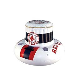 Boston Red Sox MLB Inflatable 32 Quart Floating Cooler