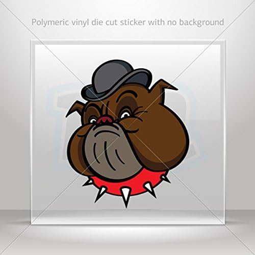 Sticker Mad Bulldog Car door Hobbies Waterproof Racing Durable Racing Motorb (45 X 37.3 In)