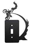 Freestyle Motocross Kiss of Death Single Light Switch Plate Cover
