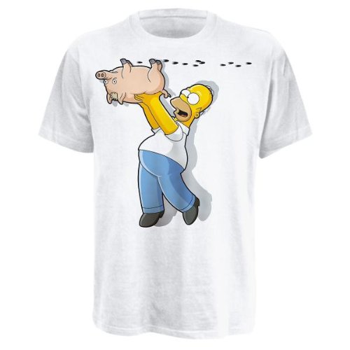 Universal Music Shirts Simpsons,The - Spiderpig & Homer 8311485 Unisex - Erwachsene Shirts Preisvergleich