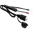 Tecmate SAE Eyelet Connector - Black Plug SAE-71B