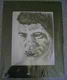Muhammad Ali Charcoal Artist Signed Limited Edition Print