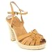 White Mountain Drea Camel sandals