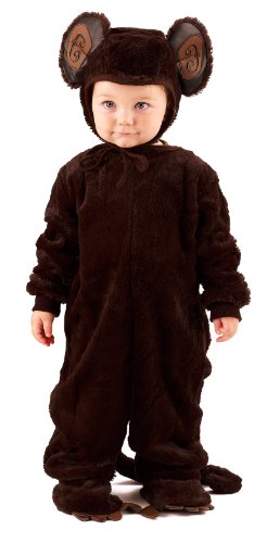 Plush Monkey Kids Costume