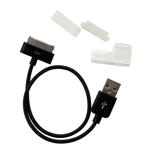 GeSPEC iPhone iPod USB ショートケーブル ブラック GS-CA06B