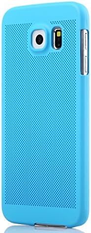 Tat2 - Samsung Galaxy S6 Case Blue - Slim Fit S6 Case - Soft Touch and Feel Cool Galaxy S6 Cases with Polycarbonate Protection - Resistant Non Slip Case and Firm Leather-like Grip for Your Samsung Galaxy - Get It Now!! - For Samsung Galaxy S6 (Blue)