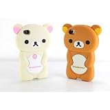 リラックマ キャラカバー iPhone4/iPhone4S 用 ケース カバー assm203-gjk004